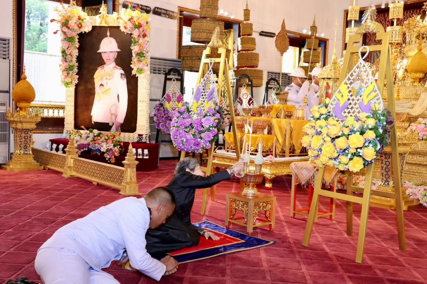 คณะผู้บริหารกรมสรรพสามิต เข้าร่วมผลัดเวรเฝ้าฯ ในพระพิธีธรรมสวดพระอภิธรรมพระศพ สมเด็จพระเจ้าลูกเธอ เจ้าฟ้าพัชรกิติยาภา นเรนทิราเทพยวดี กรมหลวงราชสาริณีสิริพัชร มหาวัชรราชธิดา